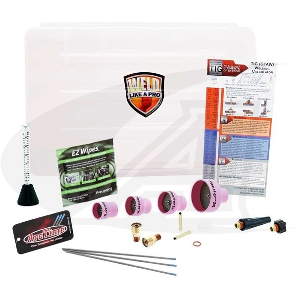 Arc-Zone Monster Pro Kit for 3/32" Electrodes, 2-Series TIG Torches A-MNPRO-2-332